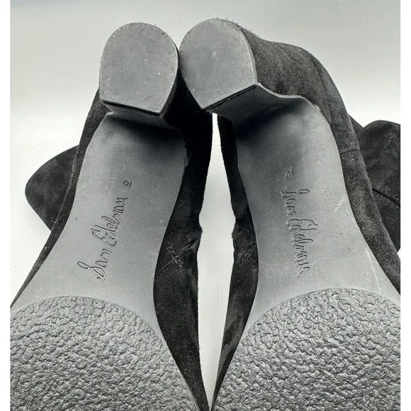 Sam Edelman Ankle Bootie's Womens Sianna Suede  Black Size 10 M - Picture 5 of 14